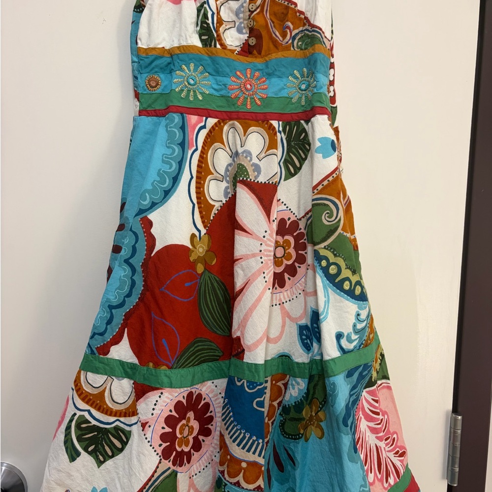 Rene Derhy Sleeveless Midi Dress